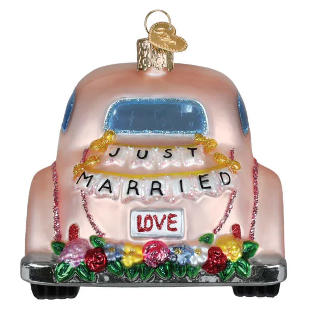 Old World Christmas Just Married Magic Ornament