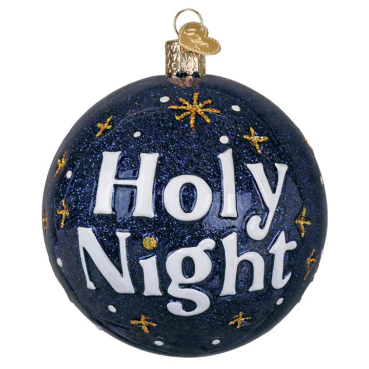 Old World Christmas Silent Night Round Ornament