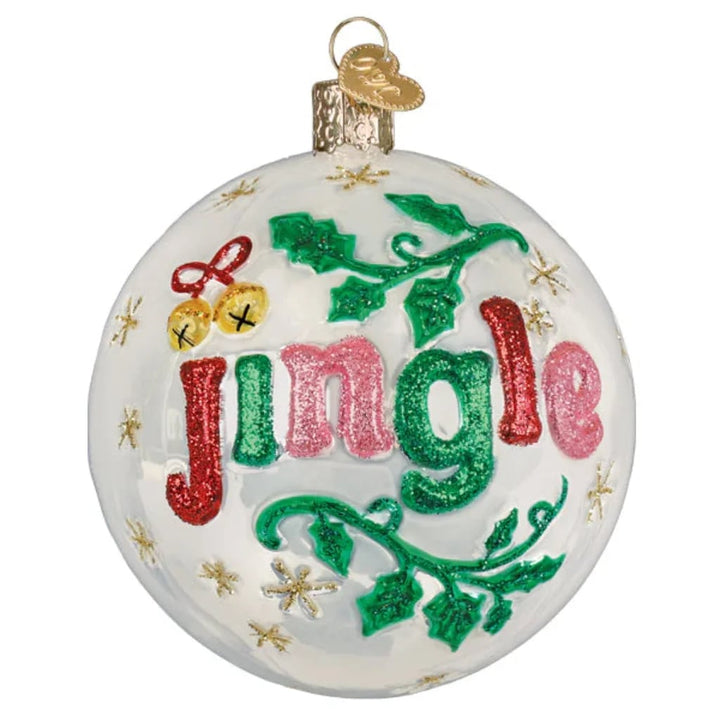 Old World Christmas Jingle Round Ornament