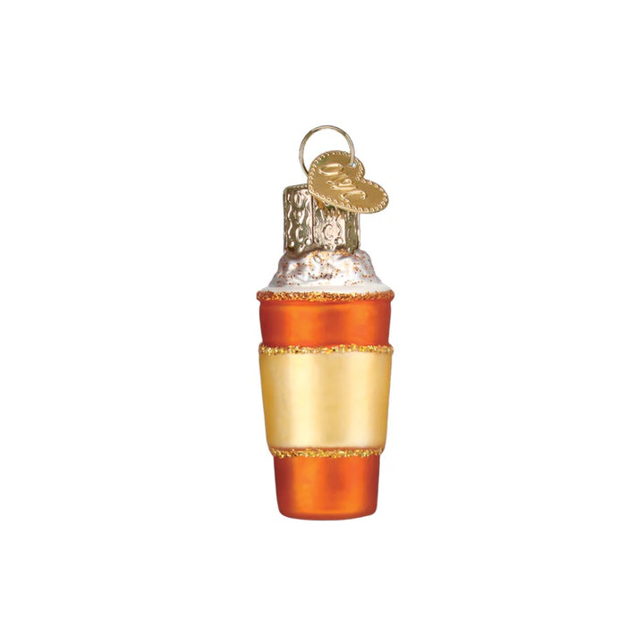 Old World Christmas Mini Pumpkin Spice Latte Ornament