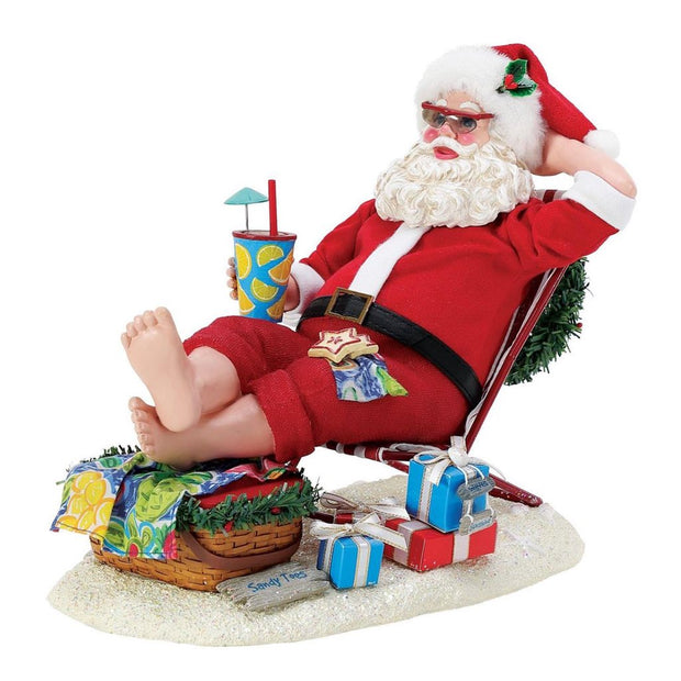 Possible Dreams Clothtique Santa's Sippy Cup Figurine