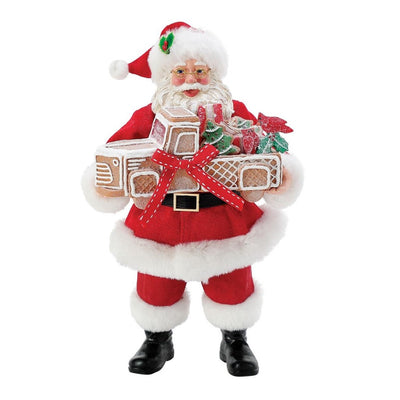 Possible Dreams Clothtique Tailgate Party Santa Figurine