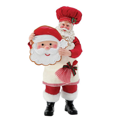 Possible Dreams Clothtique A-Dough-Rable Santa Figurine