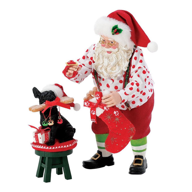 Possible Dreams Clothtique Oh Christmas Treat Santa Figurine