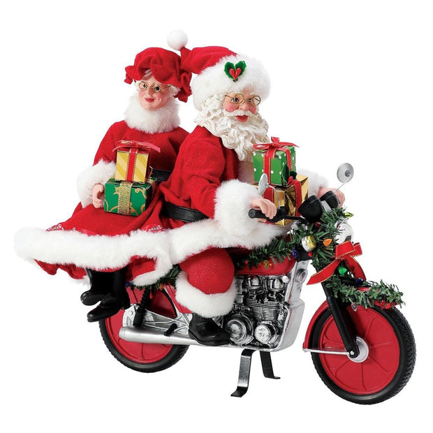 Possible Dreams Clothtique On Any Sunday Santa & Mrs. Claus Figurine