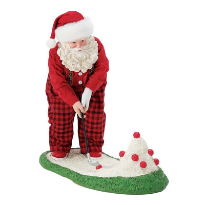 Possible Dreams Clothtique It's A Trap Santa Figurine