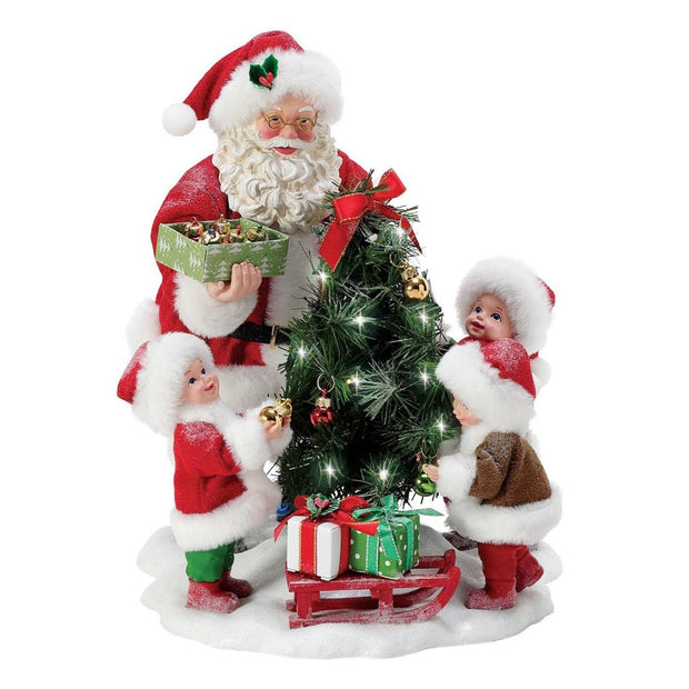 Possible Dreams Clothtique Making Memories Santa Figurine