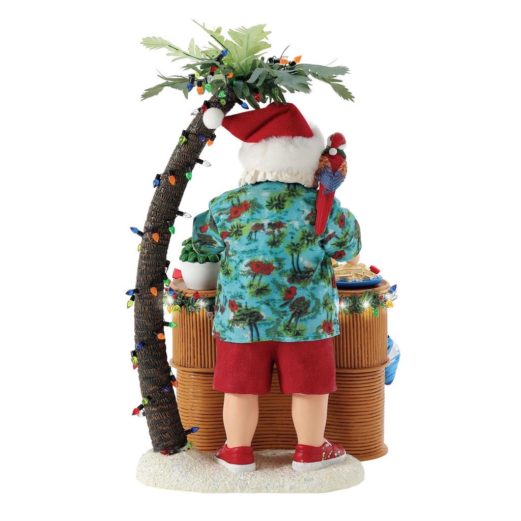 サンタクロース バーベキュー フィギュア 12“ Fabriché™ Tiki Beach Santa