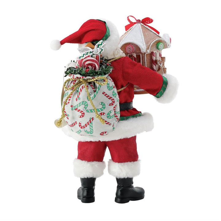 Possible Dreams Clothtique Ginger Go Round Santa Figurine