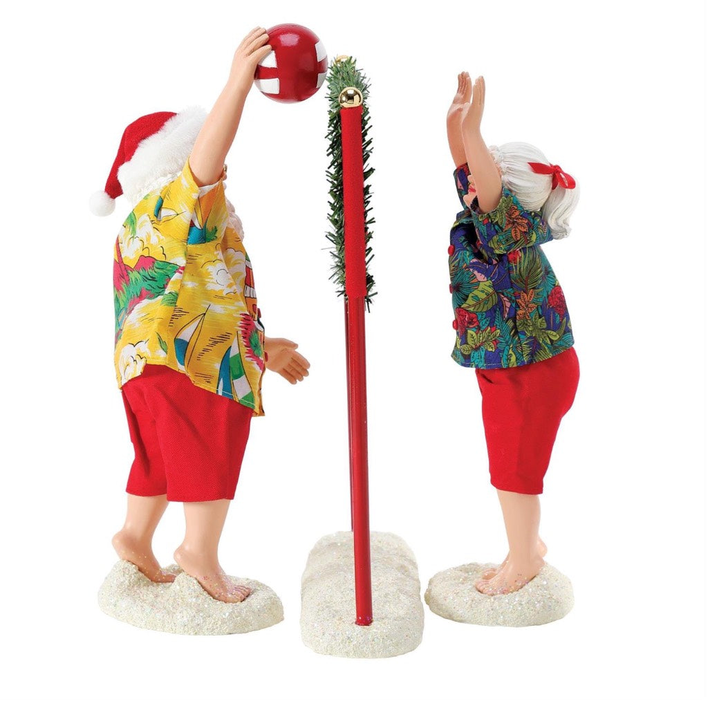 Possible Dreams Clothtique Can You Dig It? Santa & Mrs. Claus Figurine