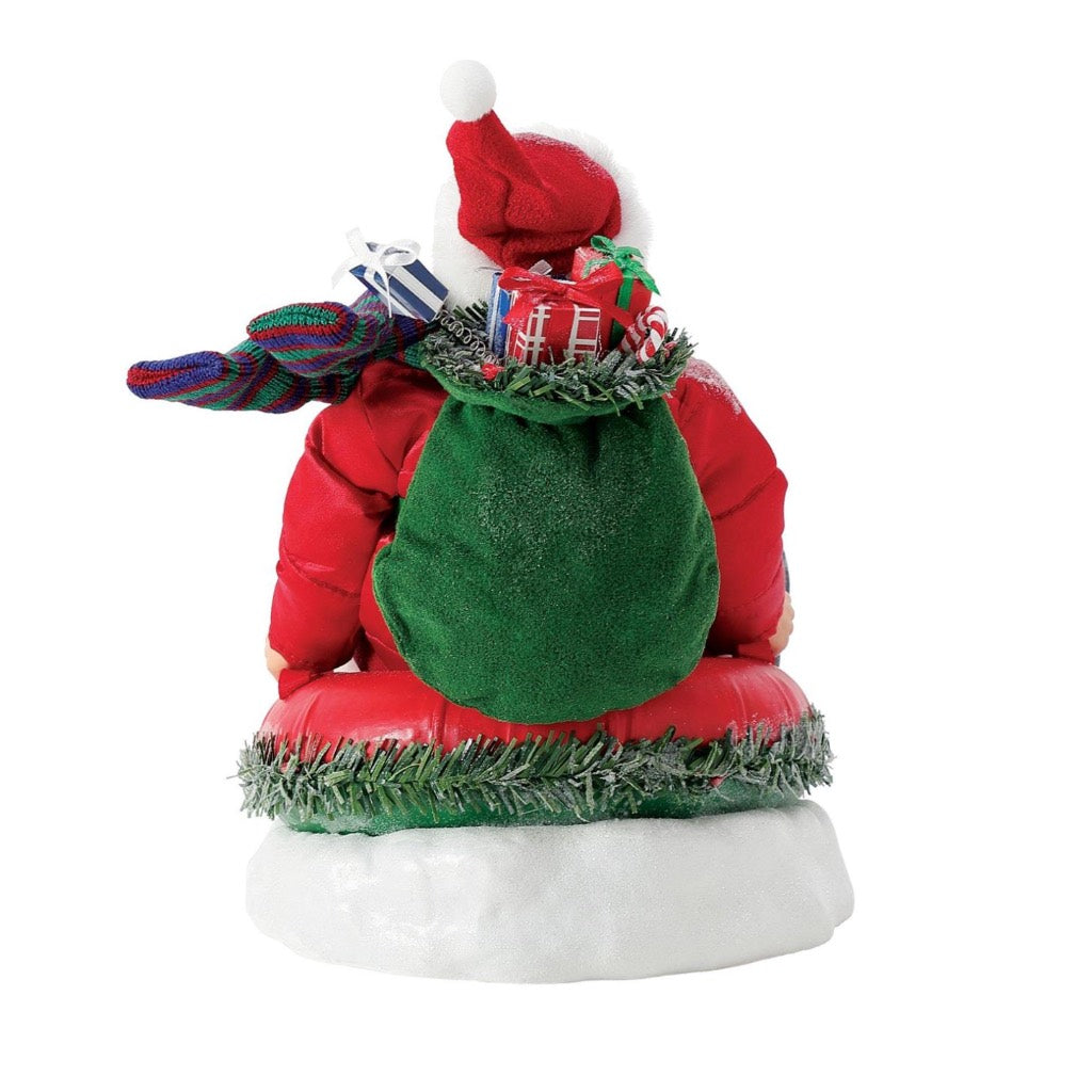 Possible Dreams Clothtique Snow Much Fun Santa Figurine