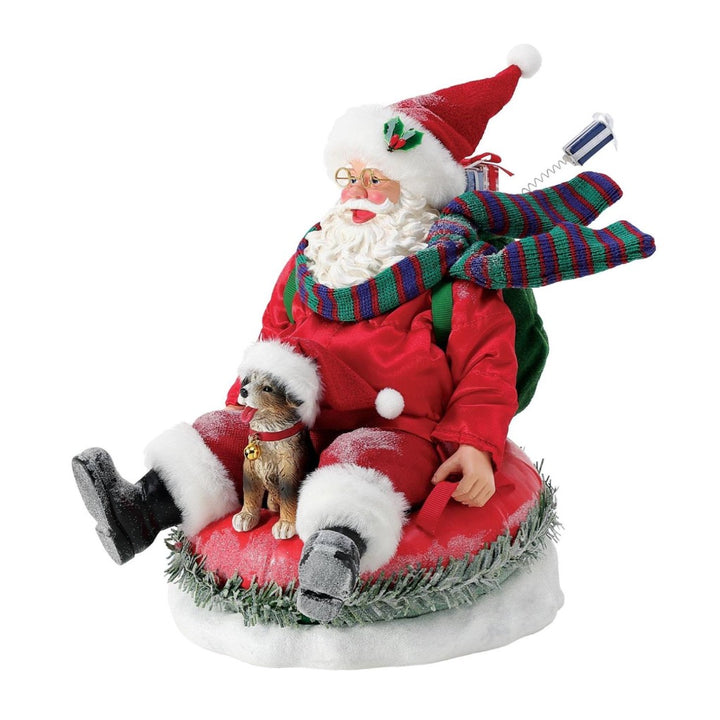 Possible Dreams Clothtique Snow Much Fun Santa Figurine