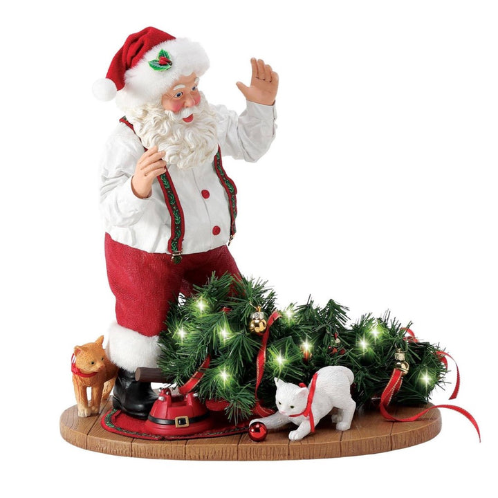 Possible Dreams Clothtique Mischief Santa Figurine