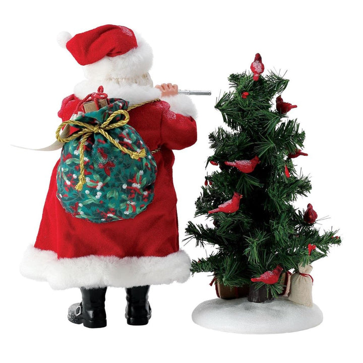 Possible Dreams Clothtique Eleven Pipers Santa Figurine
