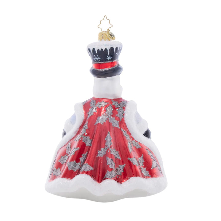 Christopher Radko Frosted Holly Friend Christmas Ornament