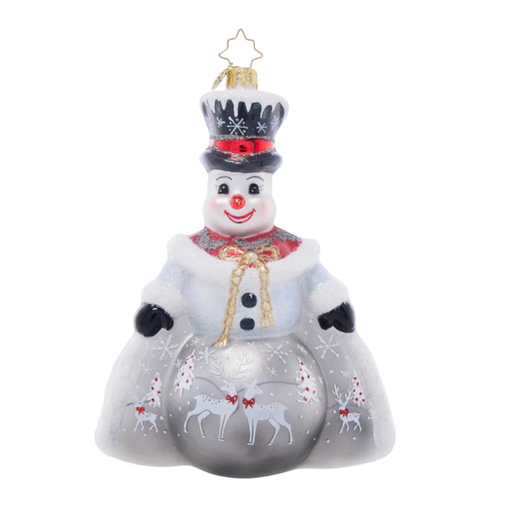 Christopher Radko Frosted Holly Friend Christmas Ornament