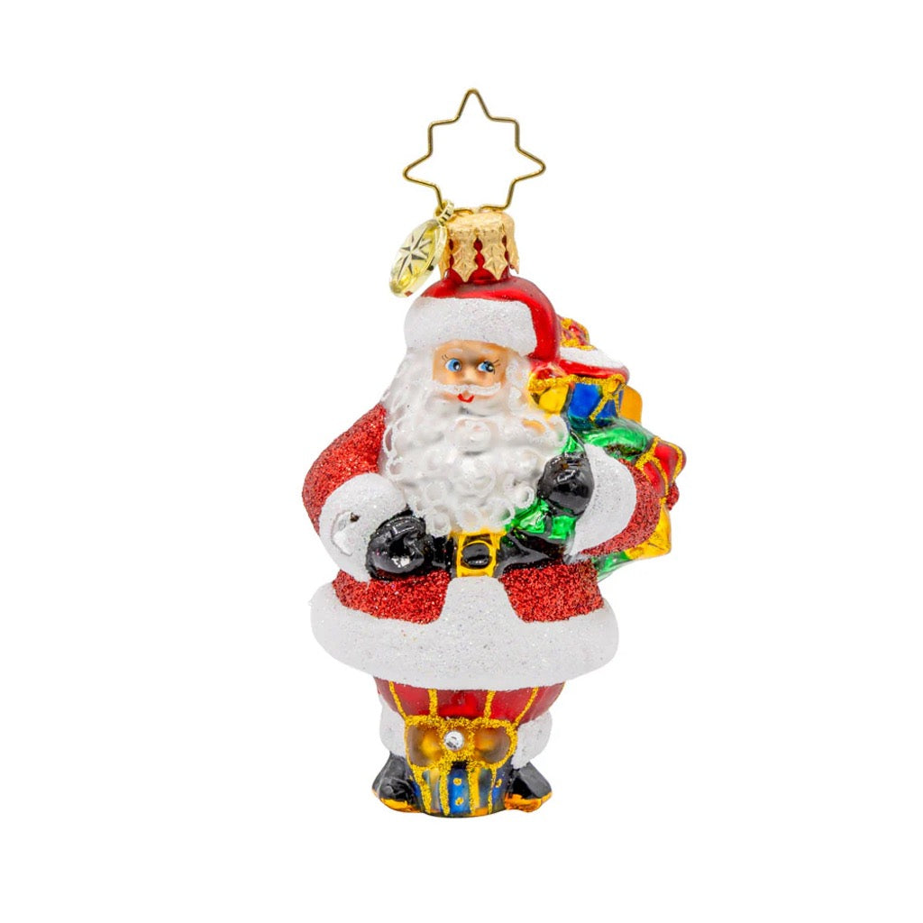 Christopher Radko Starlit Holiday Delivery Gem Ornament - Thumbnail 2