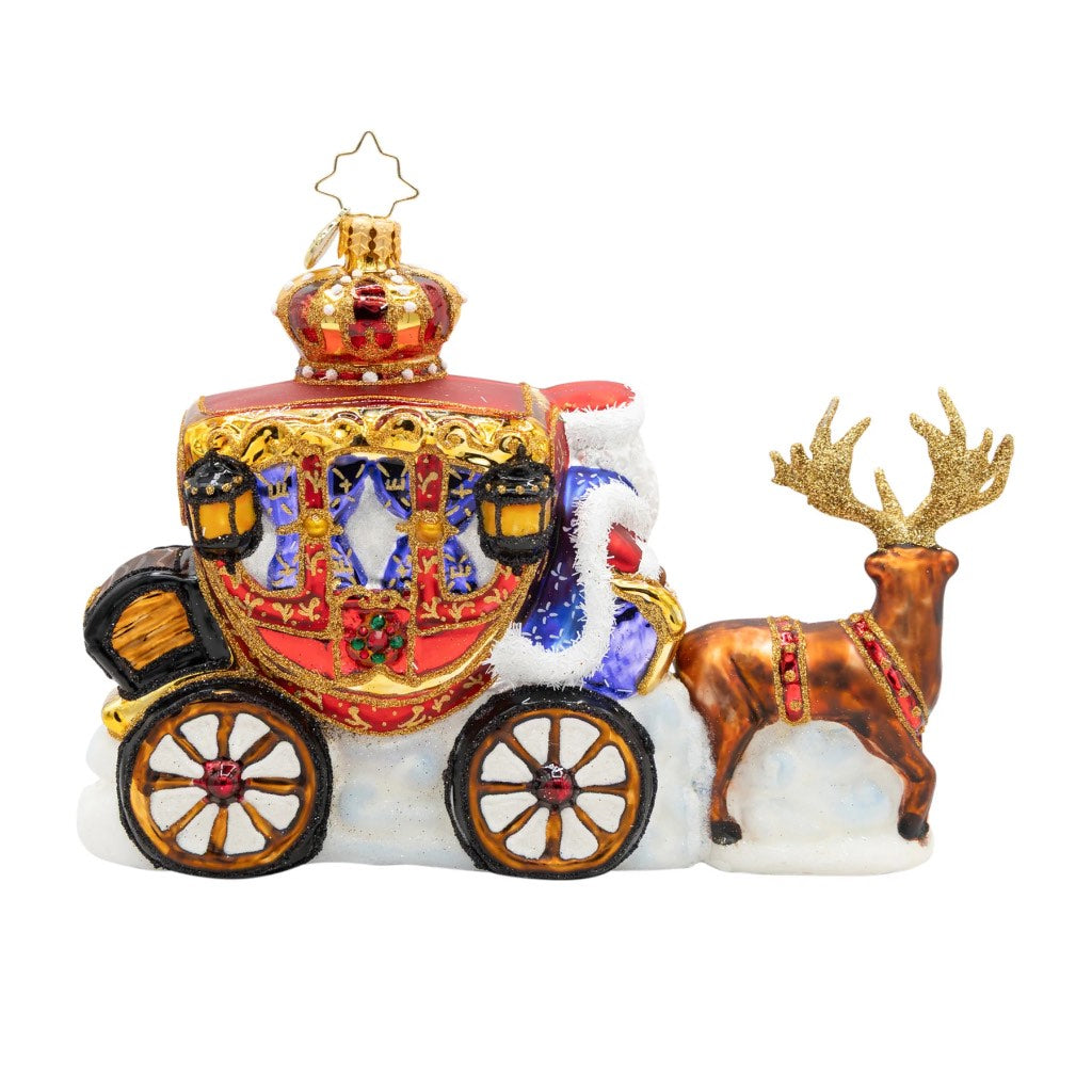 Christopher Radko Yuletide Carriage Ride LE Ornament