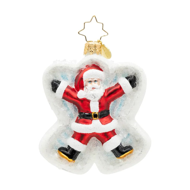 Christopher Radko Snow Angel Duo Gem Christmas Ornament