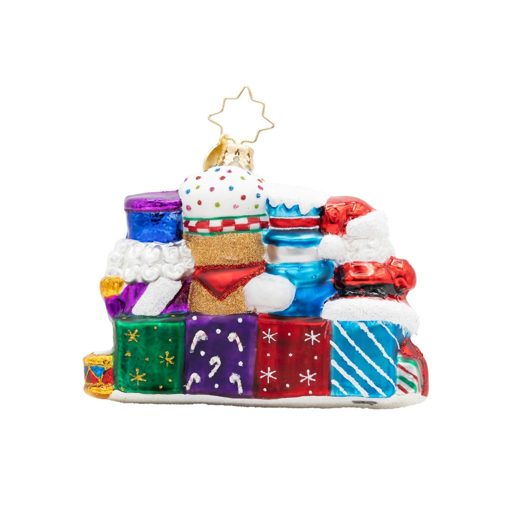 Christopher Radko 2026 Stacking Up The Cheer Gem Christmas Ornament