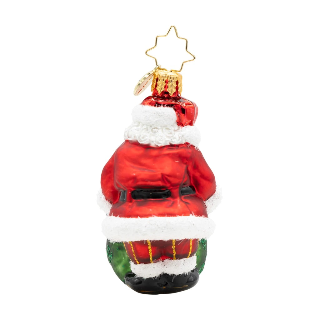 Christopher Radko 2026 Santa’s Yearly Gift Drop Gem Ornament