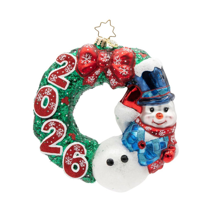 Christopher Radko 2026 A Flurry of Cheer Ornament