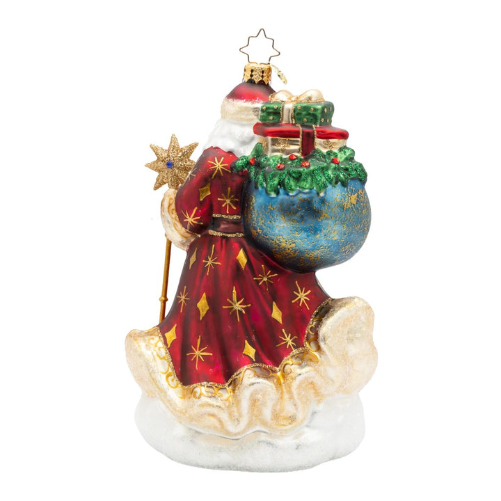 Christopher Radko Starlight Keepsake Santa LE Ornament