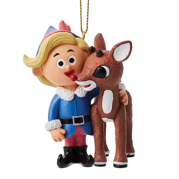 Rudolph The Red-Nosed Reindeer & Hermey Best Pals Ornament