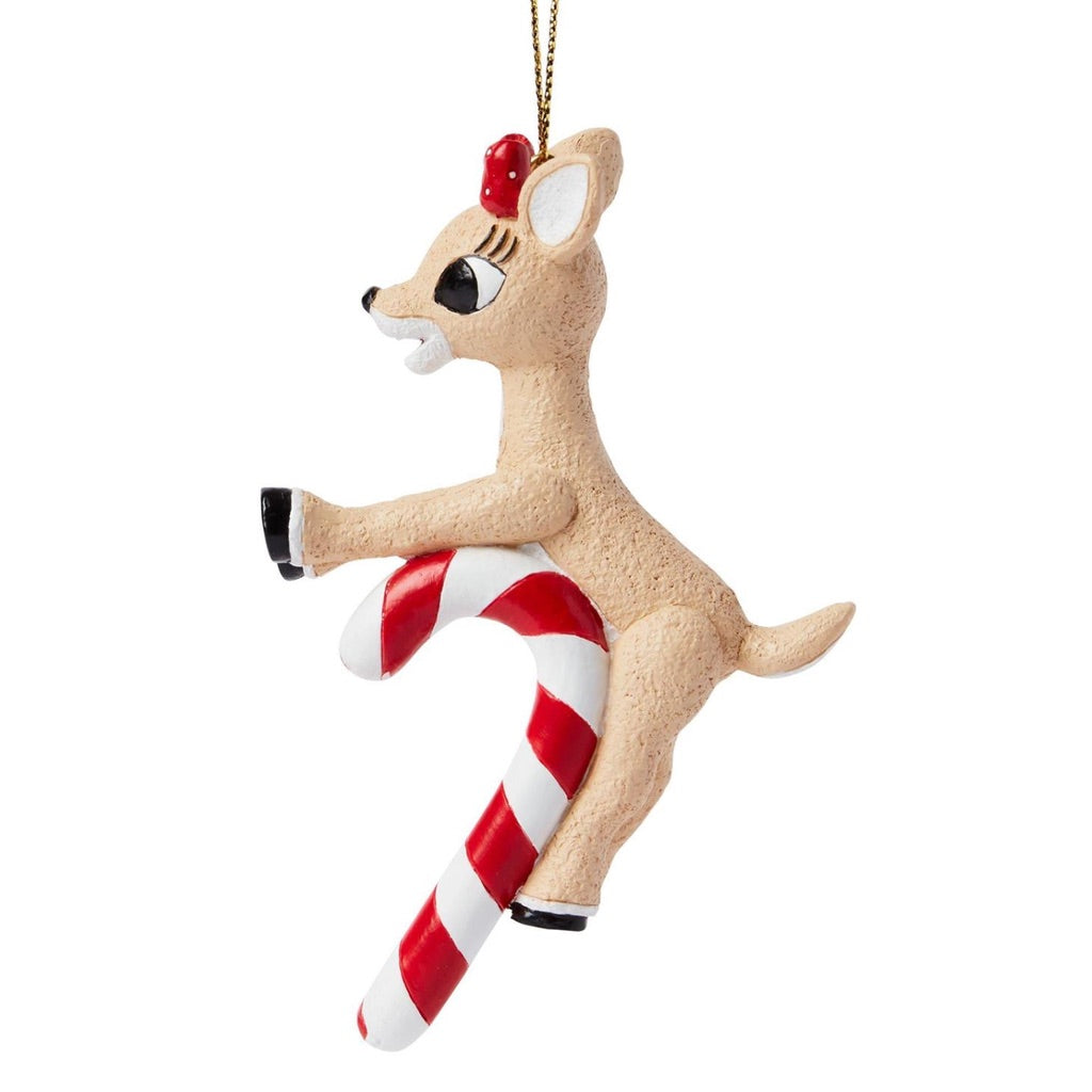Rudolph The Red-Nosed Reindeer Clarice on Candy Cane Ornament – Annual ...