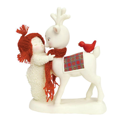 Snowbabies Reindeer Kisses Figurine
