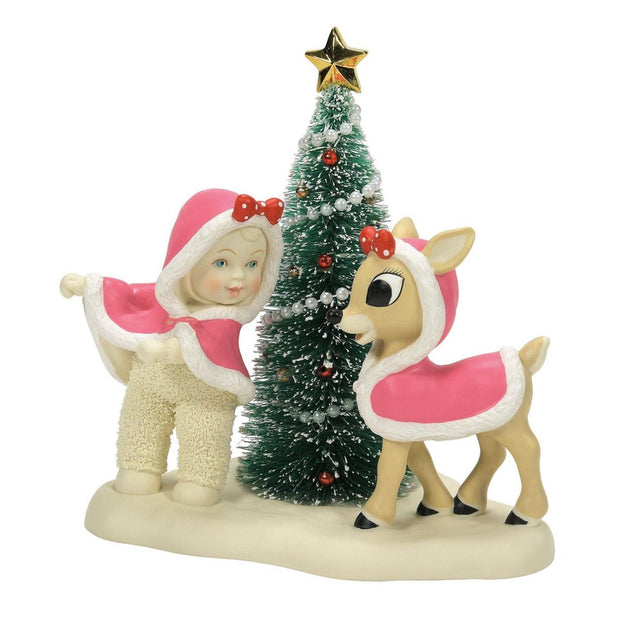 Snowbabies Rudolph Merry Christmas, Clarice Figurine