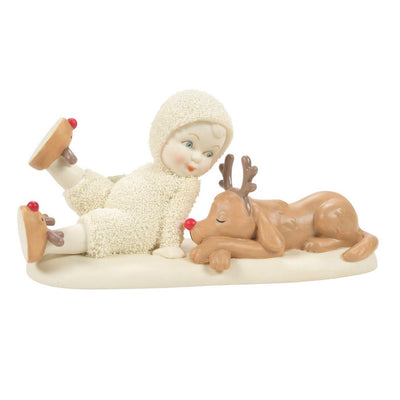 Snowbabies Everyone's A Reindeer Figurine