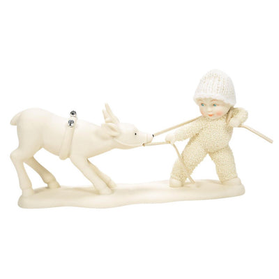 Snowbabies Reluctant Reindeer Figurine
