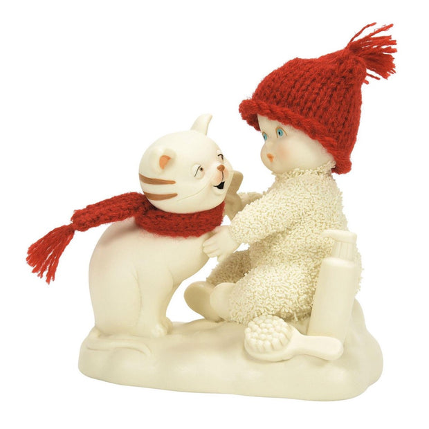 Snowbabies Groom & Go Cat Figurine