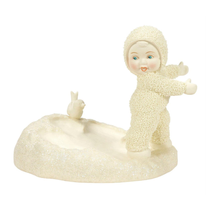 Snowbabies Making A Snow Angel Figurine