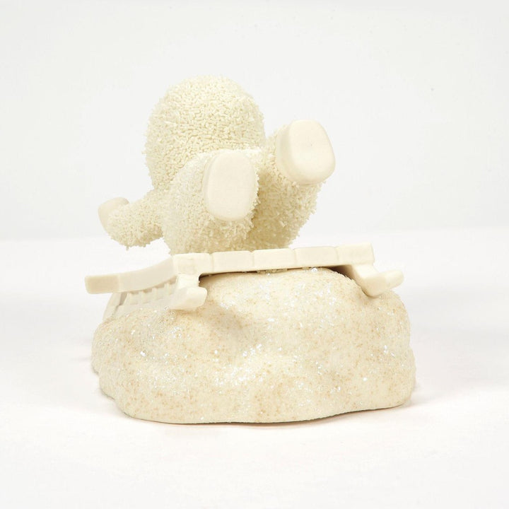 Snowbabies Belly Sleddin' Baby Figurine