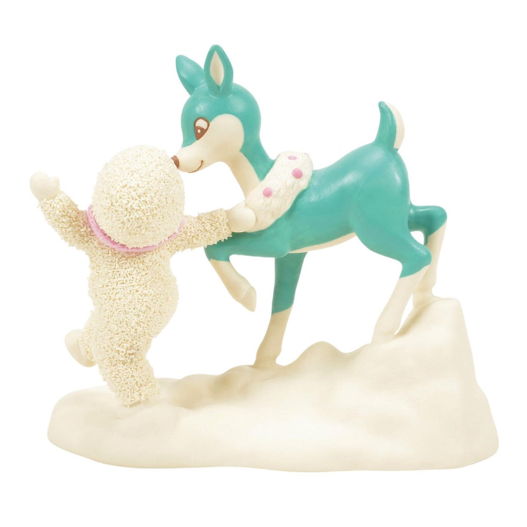 Snowbabies This Way To Santa Figurine