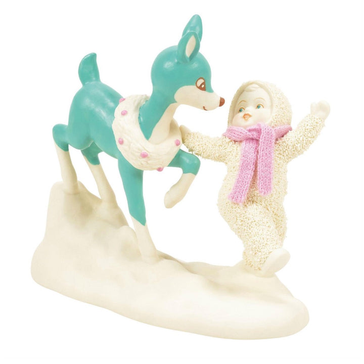 Snowbabies This Way To Santa Figurine