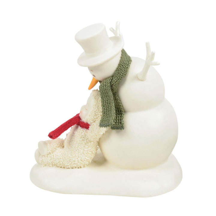 Snowbabies Building A Snowman Is Exhausting Figurine