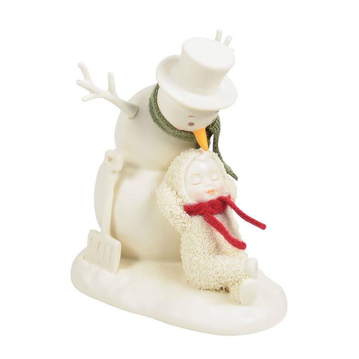 Snowbabies Building A Snowman Is Exhausting Figurine