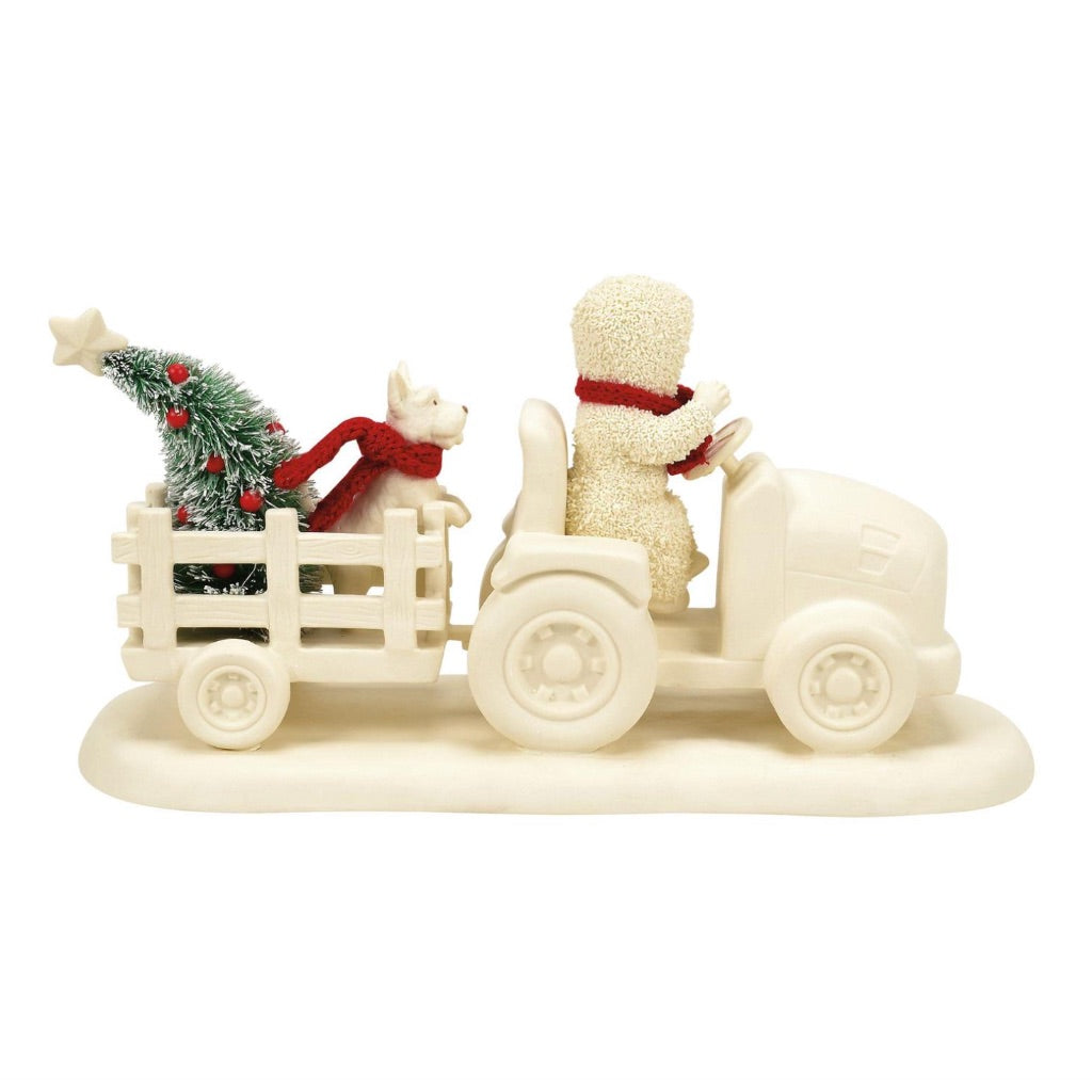 Snowbabies Delivering The Tree Figurine