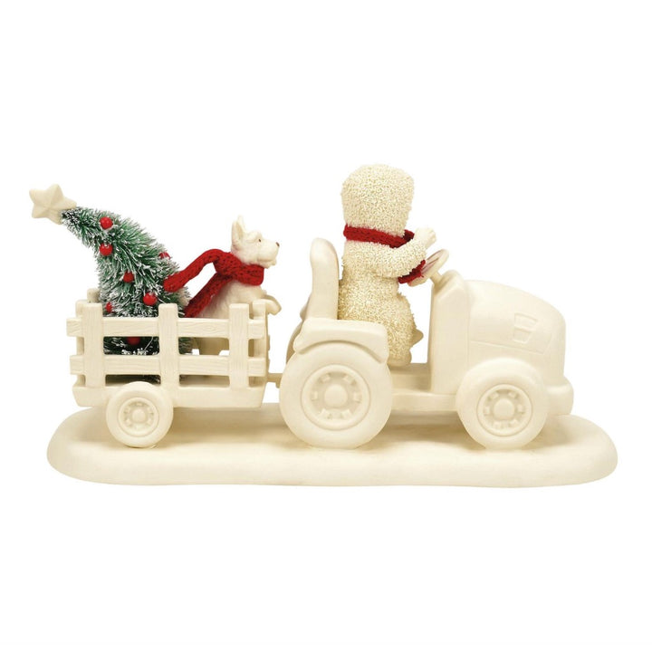 Snowbabies Delivering The Tree Figurine