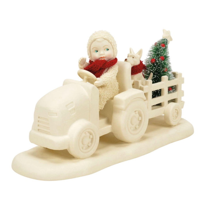 Snowbabies Delivering The Tree Figurine