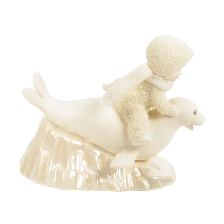 Snowbabies Slippin' Seal Figurine