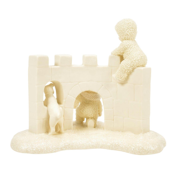 Snowbabies Let's Build A Snowfort Figurine