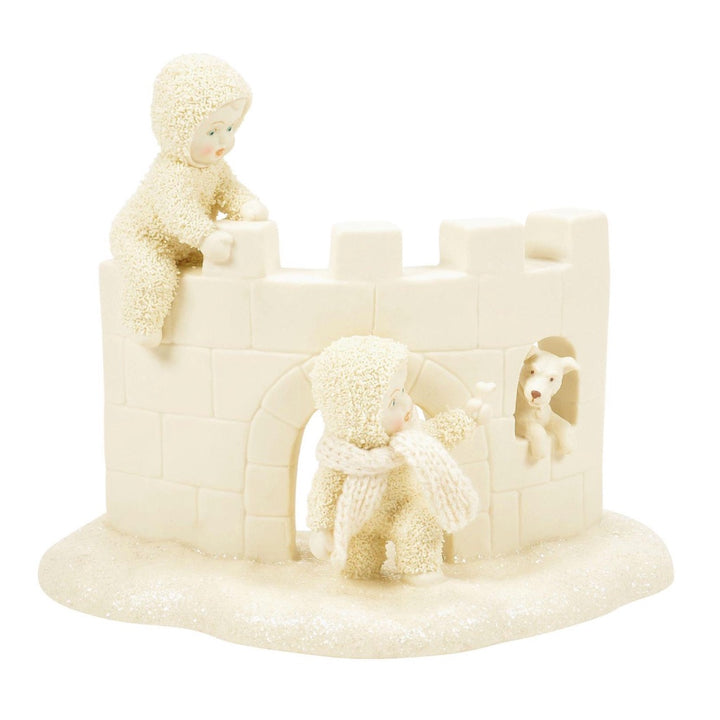 Snowbabies Let's Build A Snowfort Figurine