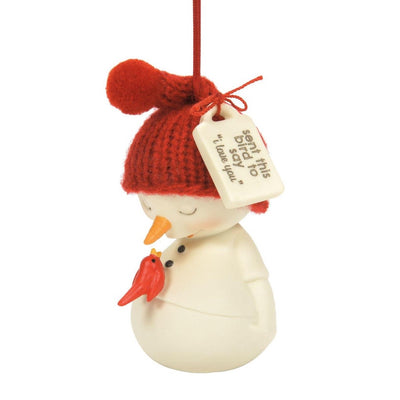 Snowpinions Sent This Cardinal Love Ornament