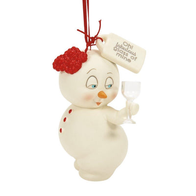 Snowpinions Oh Fabulous Glass of Mine Ornament