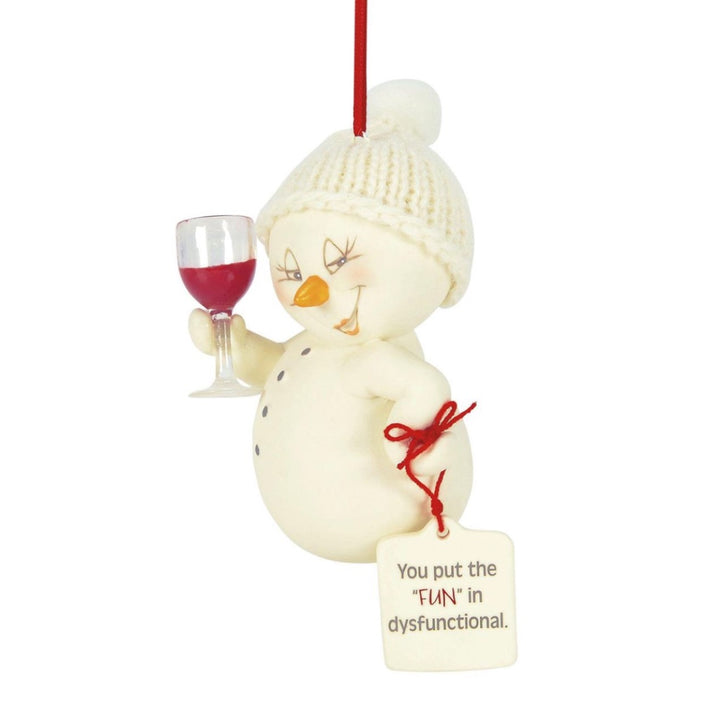Snowpinions Fun in Dysfunction Ornament