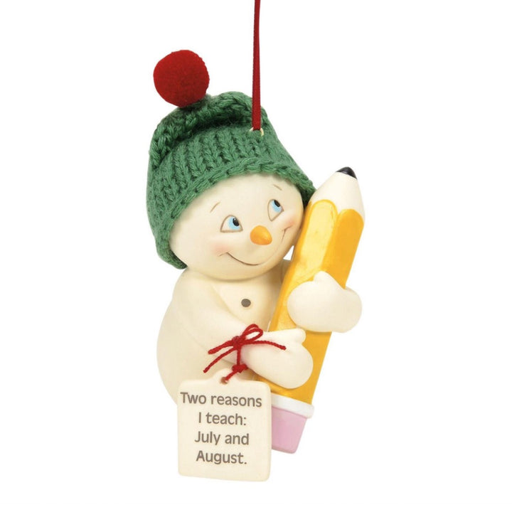 Snowpinions Two Reasons I Teach Ornament